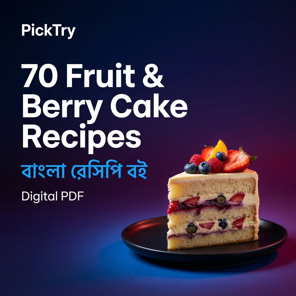 70 Fruit & Berry Cake Recipes in Bangla | PickTry PDF Ebook